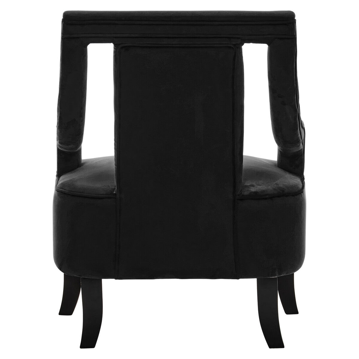 Faye Black Velvet Chair