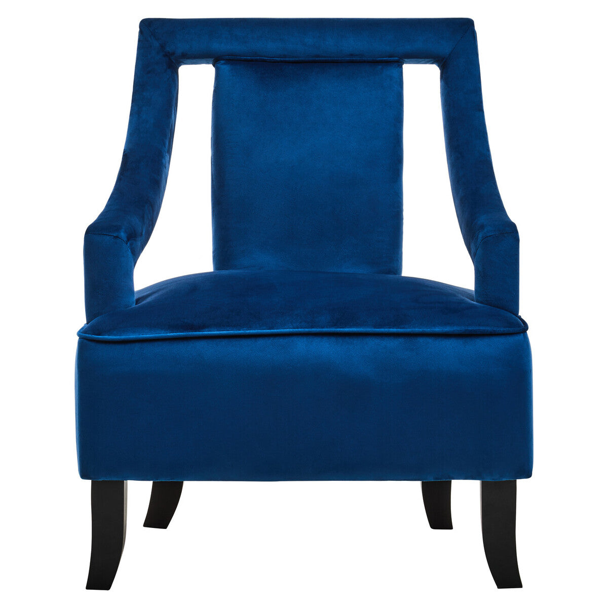 Faye Midnight Blue Velvet Chair