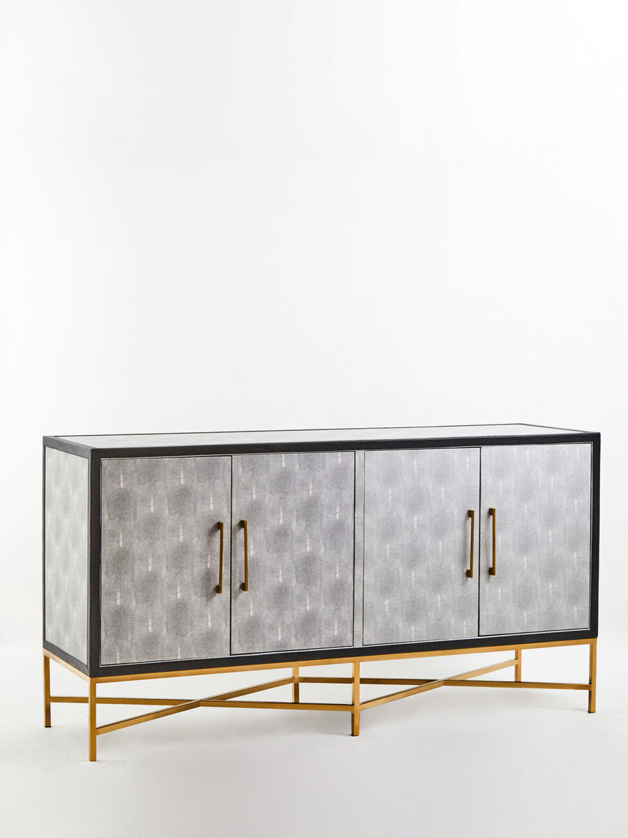 Cadiz Grey Shagreen Sideboard