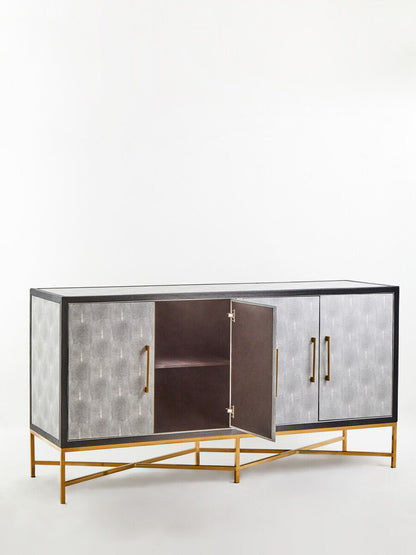 Cadiz Grey Shagreen Sideboard