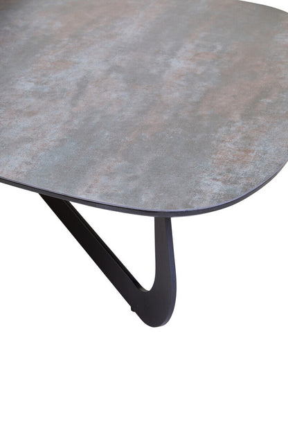 Imperia 2 Tier Large Asymmetrical Ceramic Coffee Table