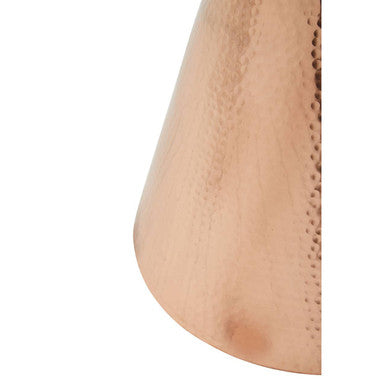 Jaipur Black Velvet And Copper Finish Stool