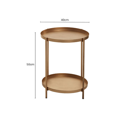 Mandoli Gold Side Table