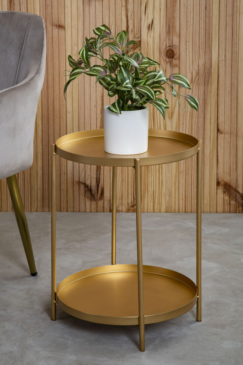 Mandoli Gold Side Table