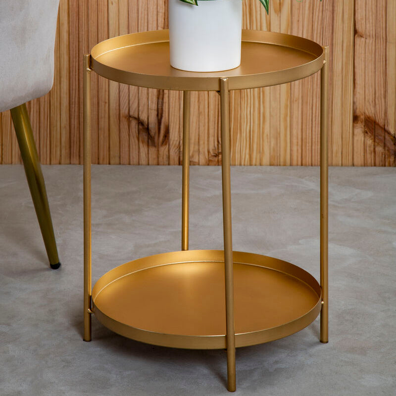 Mandoli Gold Side Table