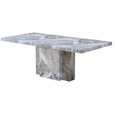 Saronno Grey Marble Dining Table