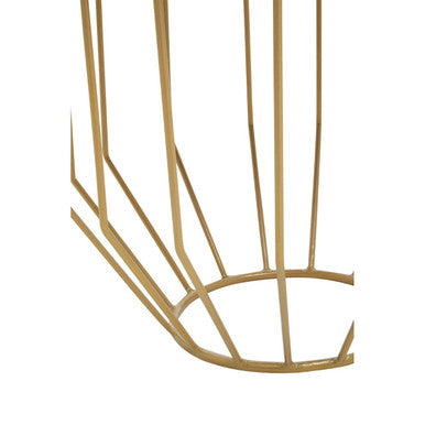 Kensington Townhouse Hair on Leather Round Side Table