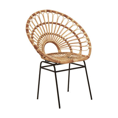 Java Natural Rattan Sunflower Chair