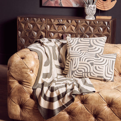 Solana Grey Washed Carved Mango Wood Sideboard