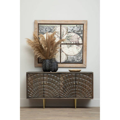 Sipari 4 Door Mango Wood Sideboard