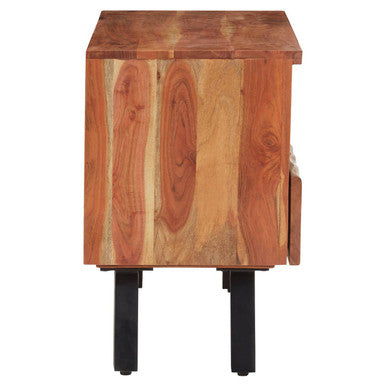 Two Drawer Acacia Media Unit | Nashik