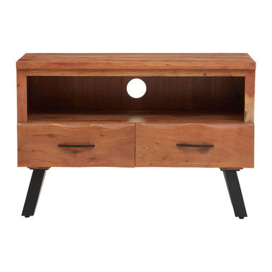 Two Drawer Acacia Media Unit | Nashik