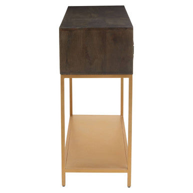 Patna Grey Mango Wood Console Table