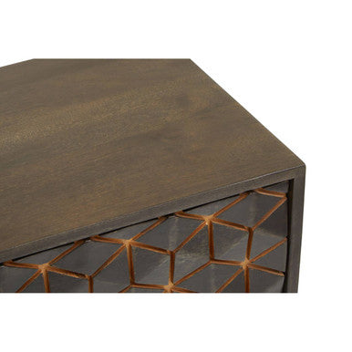 Patna Grey Mango Wood Console Table