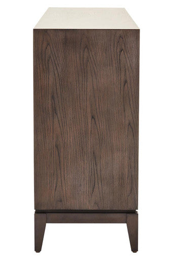 Antique Grey Four Door Sideboard | Dimaro