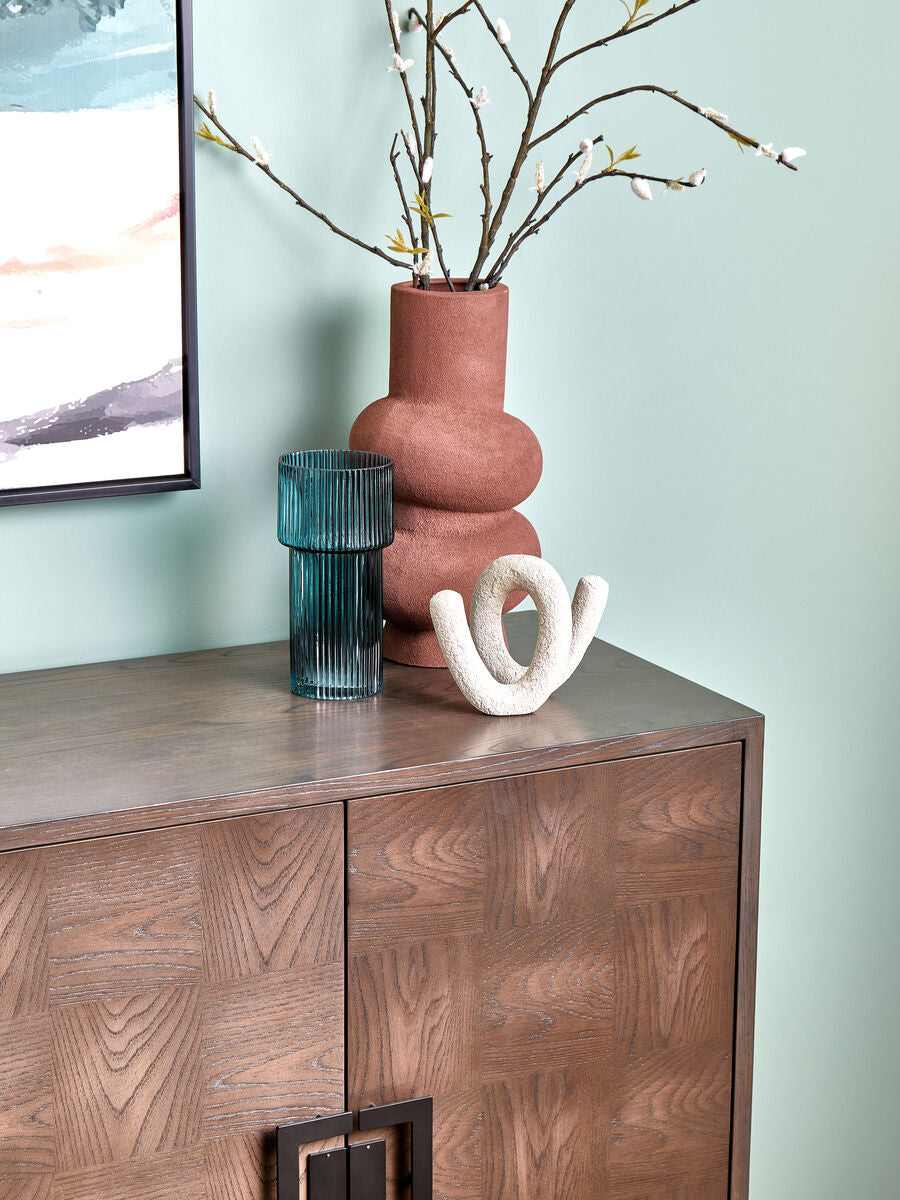 Antique Grey Four Door Sideboard | Dimaro