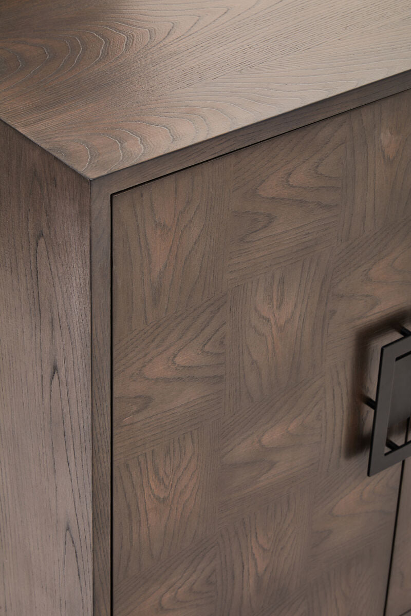 Antique Grey Four Door Sideboard | Dimaro