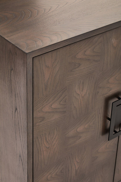 Antique Grey Four Door Sideboard | Dimaro