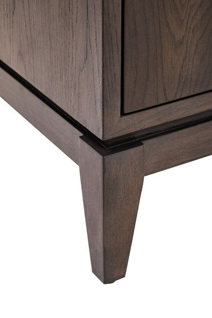 Antique Grey Four Door Sideboard | Dimaro