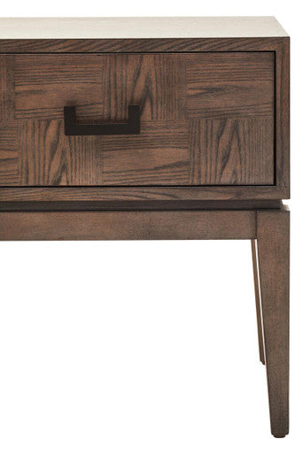 Dimaro Antique Grey One Drawer Side Table