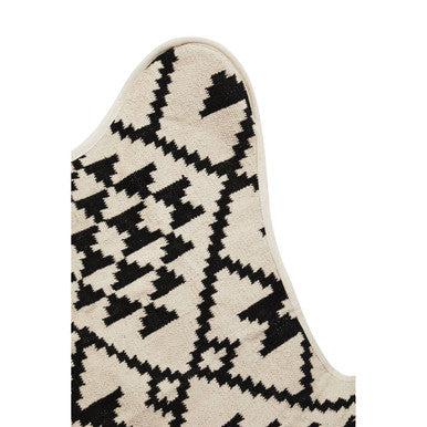 Cefena Black and White Butterfly Chair