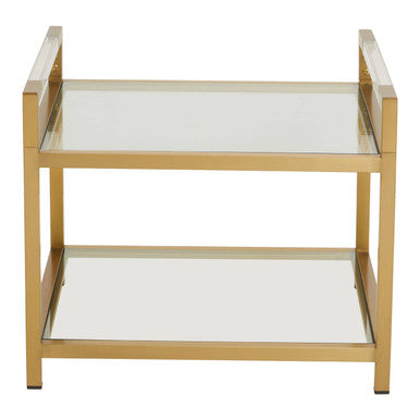 Vogue Matte Gold End Table