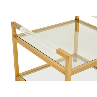 Vogue Matte Gold End Table