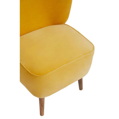Cefena Yellow Print Chair