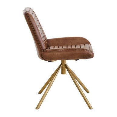 Buffalo Brown Leather Chair
