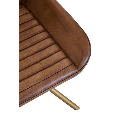 Buffalo Brown Leather Chair