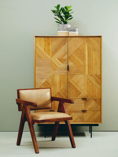 Buffalo Natural Leather Chair