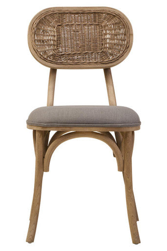 Cebu Grey Wash Elm Wood Dining Chair