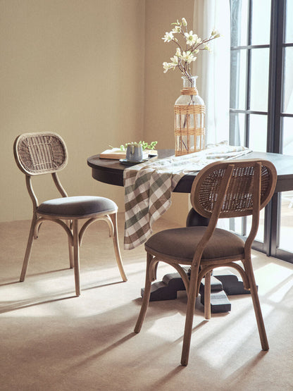 Cebu Grey Wash Elm Wood Dining Chair