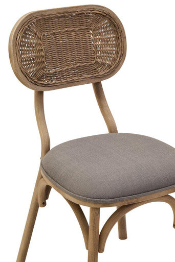 Cebu Grey Wash Elm Wood Dining Chair
