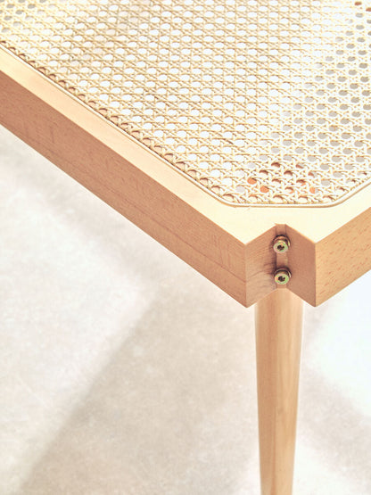 Cebu Natural Cane Bench with Cane Seat