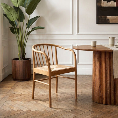 Cebu Natural Rope Chair with Curved Back
