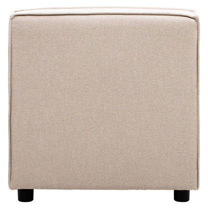 Toulouse Natural Fabric Armless Modular Sofa