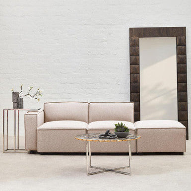 Toulouse Natural Fabric Left Arm Modular Sofa
