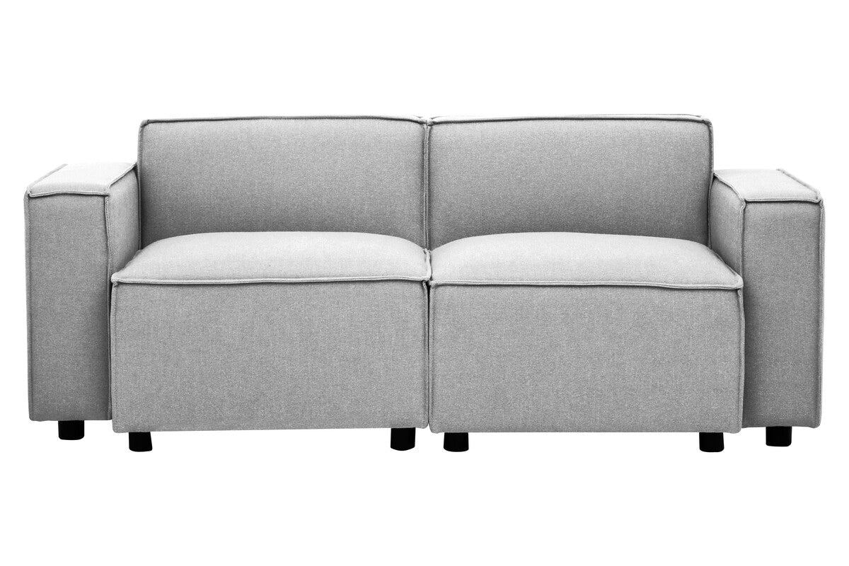 Toulouse Grey Fabric Left Arm Modular Sofa