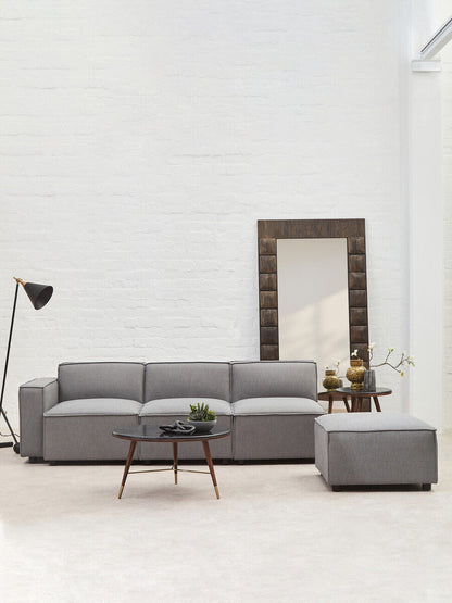 Toulouse Grey Fabric Left Arm Modular Sofa