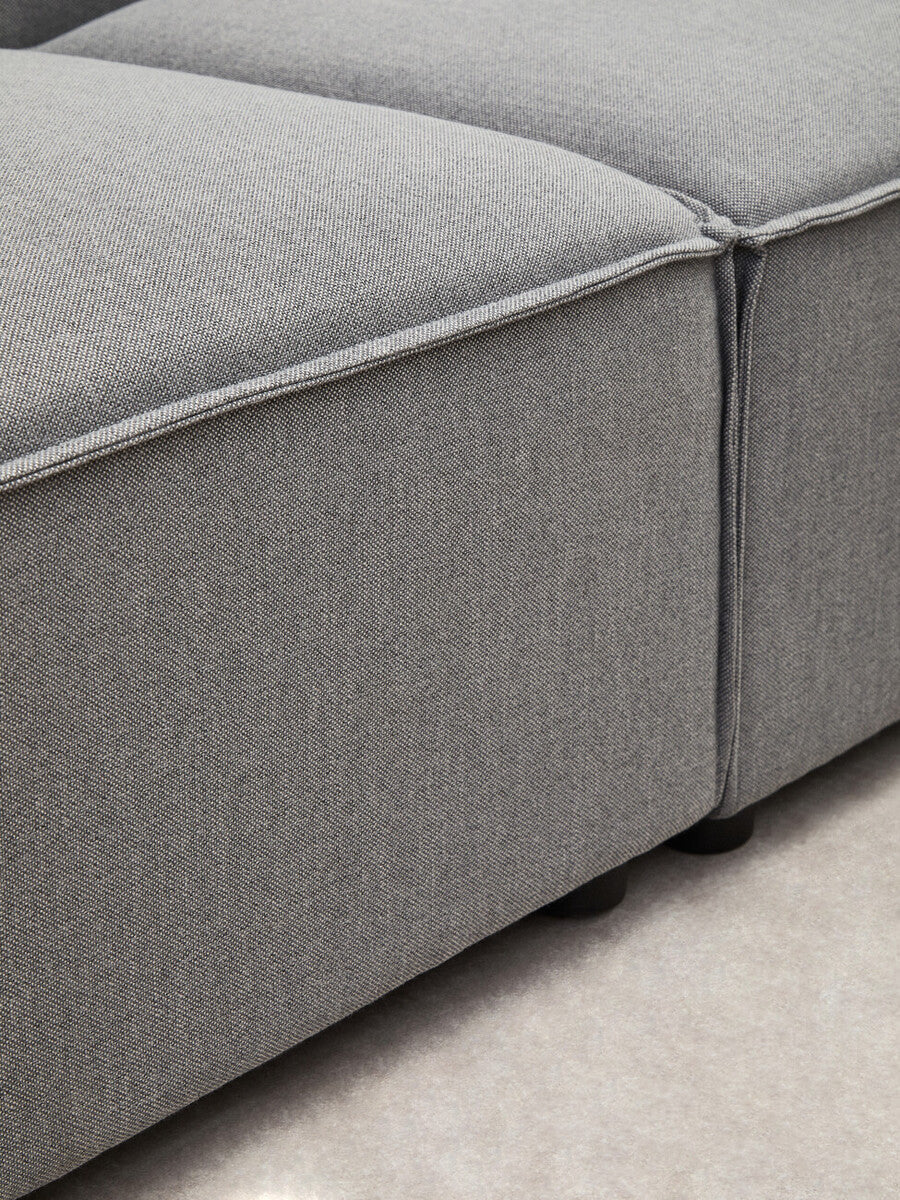 Toulouse Grey Fabric Left Arm Modular Sofa