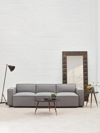 Toulouse Grey Fabric Left Arm Modular Sofa