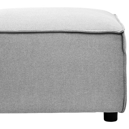 Toulouse Grey Fabric Modular Ottoman