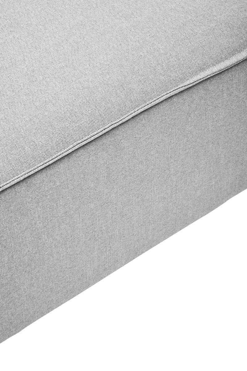 Toulouse Grey Fabric Modular Ottoman