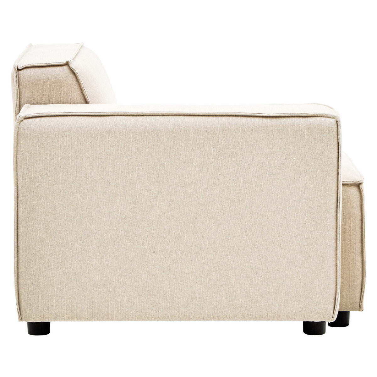 Toulouse Cream Fabric Left Arm Modular Sofa