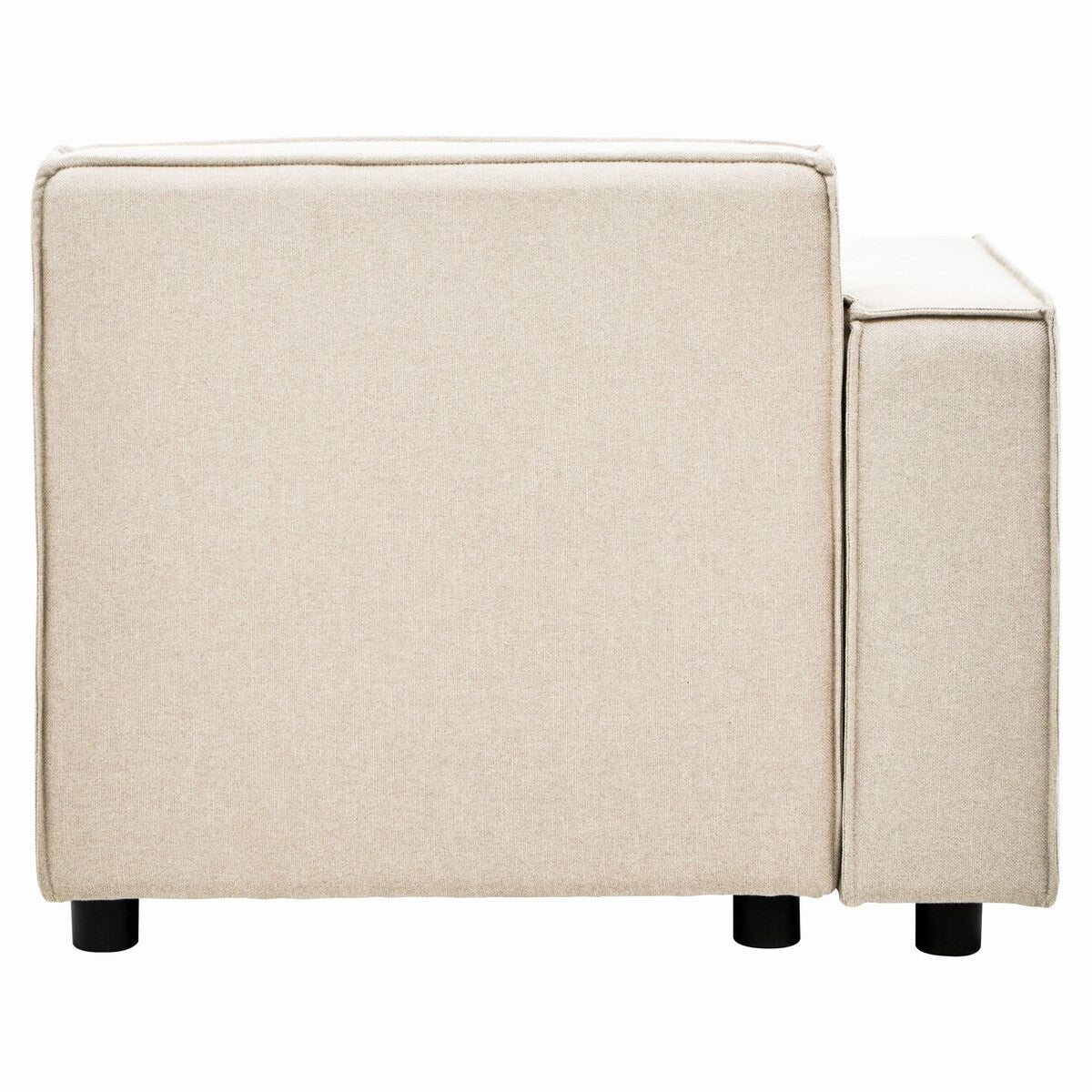 Toulouse Cream Fabric Left Arm Modular Sofa