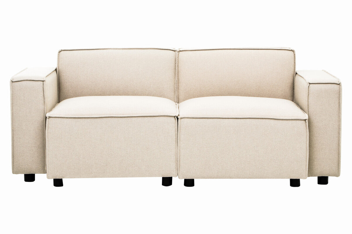 Toulouse Cream Fabric Left Arm Modular Sofa
