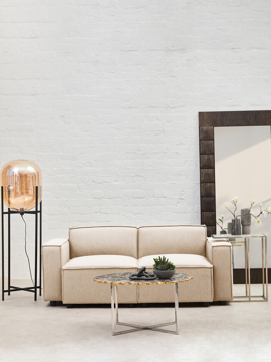 Toulouse Cream Fabric Left Arm Modular Sofa