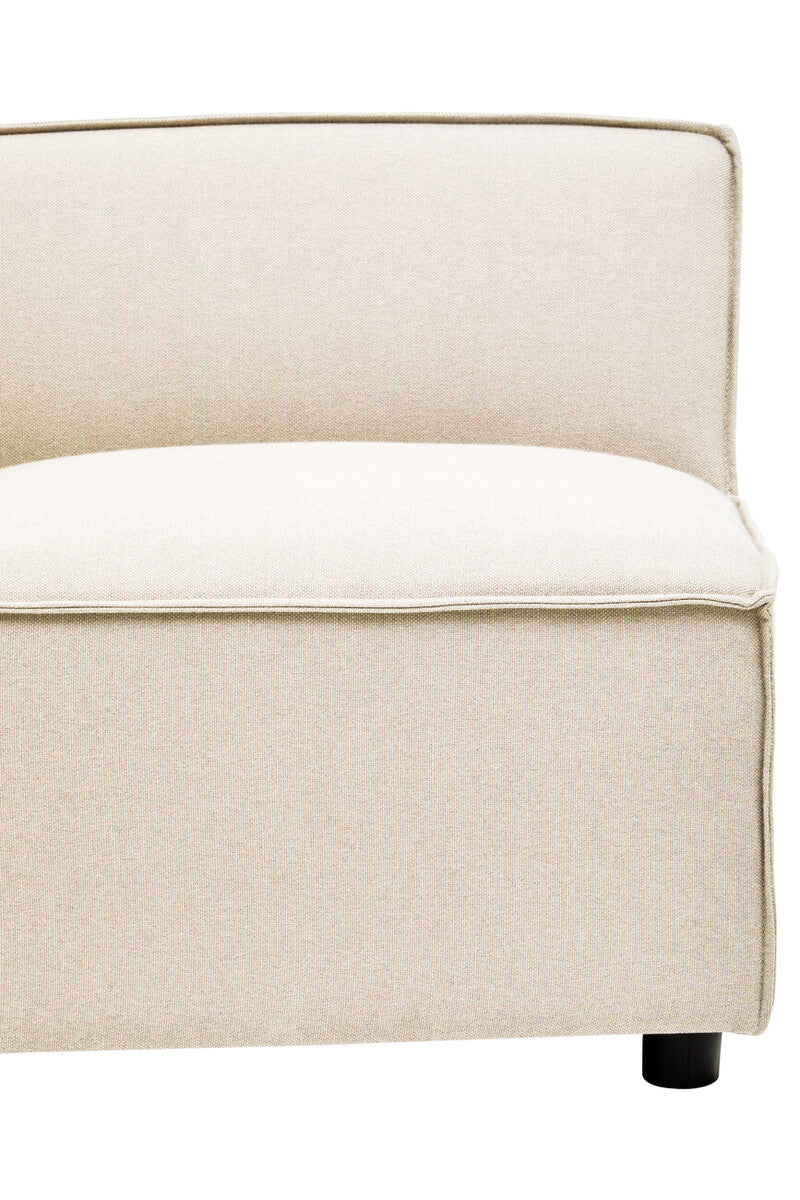 Toulouse Cream Fabric Left Arm Modular Sofa