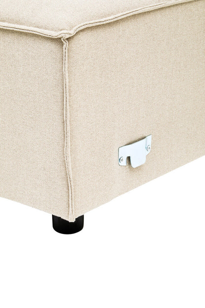 Toulouse Cream Fabric Left Arm Modular Sofa